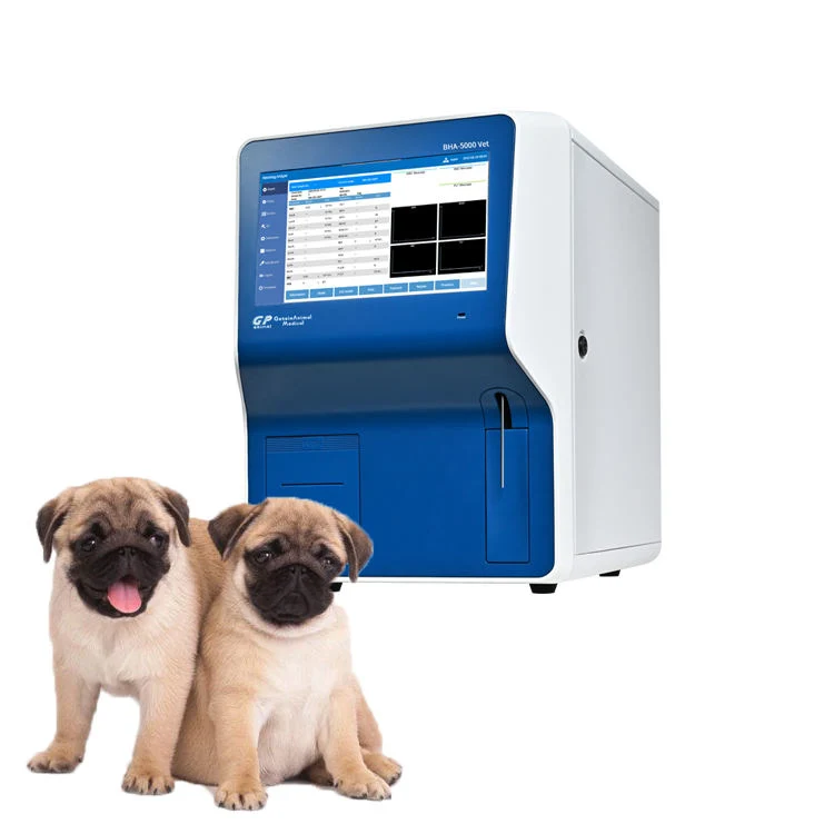 Getein BHA-5000 Vet Fully Auto 5-Part-Diff Hematology Analyzer Machine with Compact Design