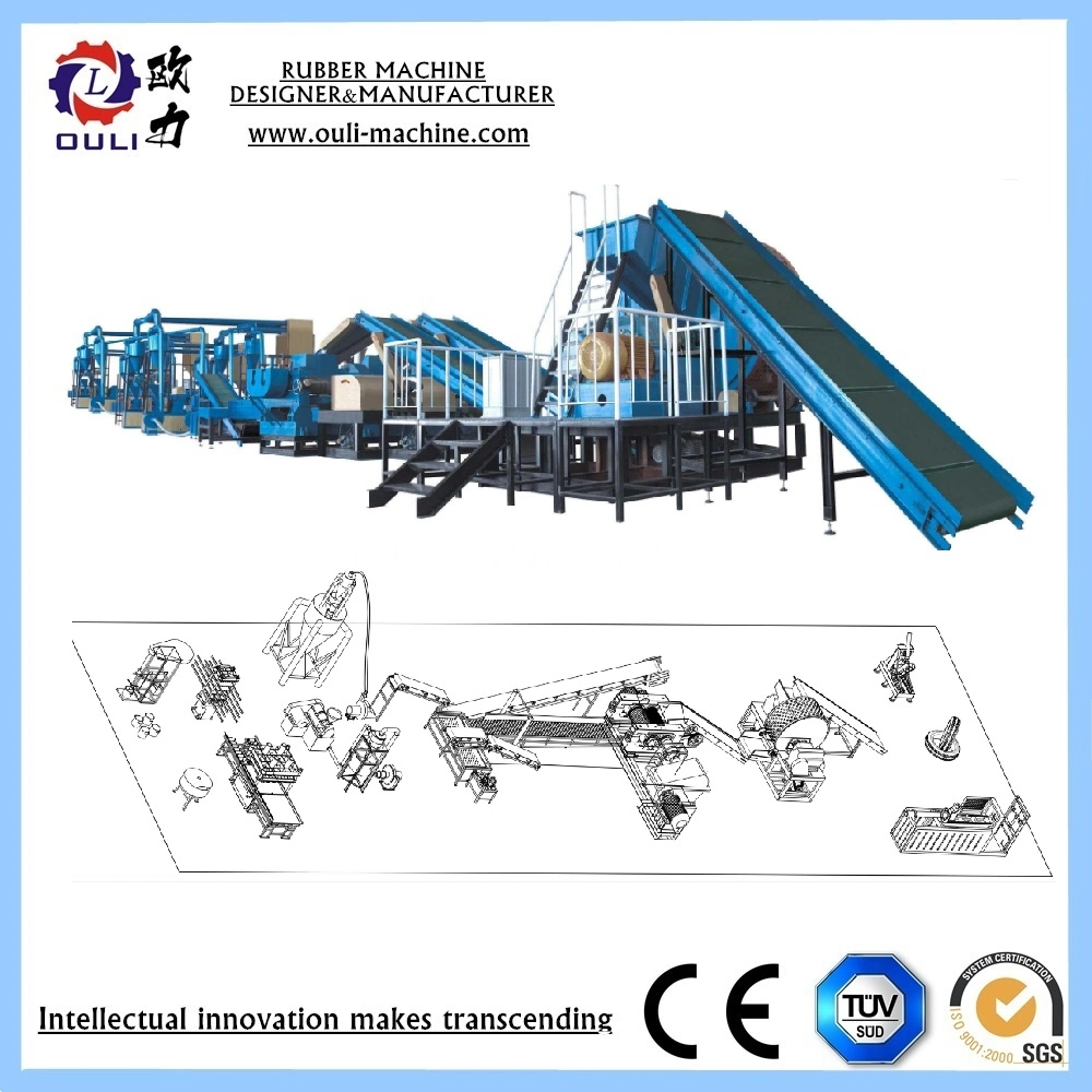 Double Sidewall Scrap Tire Circle Cutting Machine Price