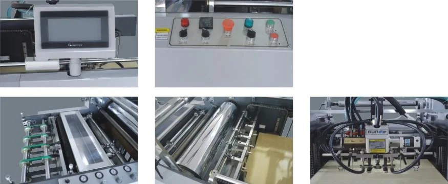 Auto Single / Double Side Carton Box Foil Plastic Flatbed Printer Cutting Gluing Thermal Film Laminating Machine (SAFM-920)