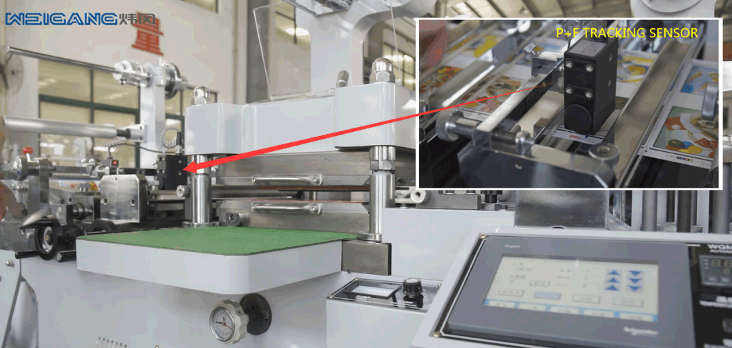 Top Sales Weigang Wqm-320g Flat Bed Label Automatic Die Cutting Machine for Sticker Label