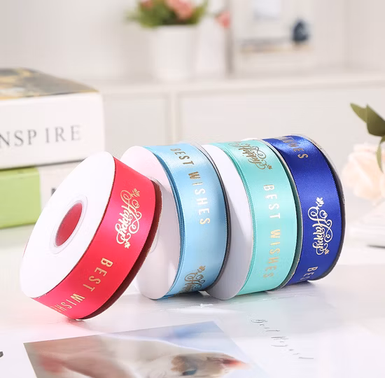 Machine de bronzage d'or multicolore pour logo de ruban tissé